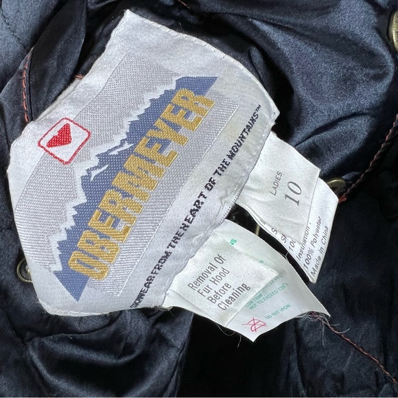 Vintage Obermeyer Ski Jacket Size 10 - Picture 9 of 12